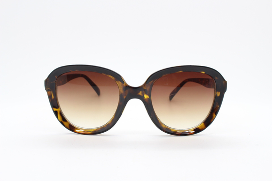 Y2K Vintage Angular Sunglasses. Women's Thick Tortoise 60S Mod Style Frame With Graduating Lenses. 2000S. Bnwt