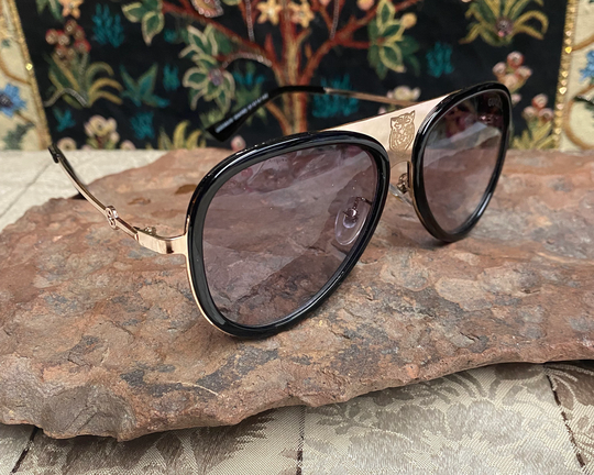 Desiginer Vintage Aviator Frame Sunglasses
