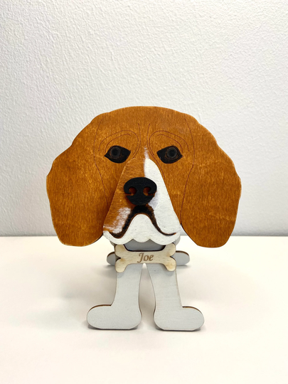 Beagle Eyeglasses Holder, Glasses Stand Wooden Stand, Holder