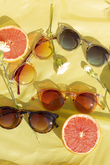 Contemporary Round Sunglasses