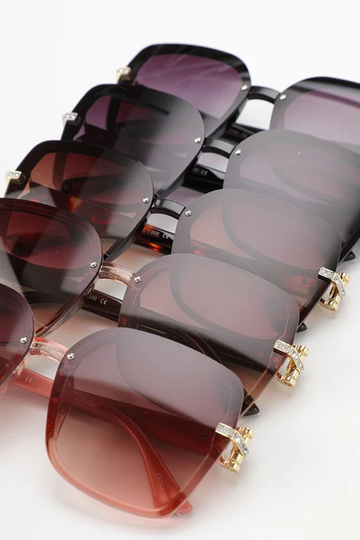 Gradient Rectangular Sunglasses