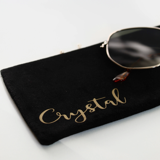 Velvet Eyeglasses Case, Personalised Reading Glasses Pouch, Sunglasses Soft Gift For Her