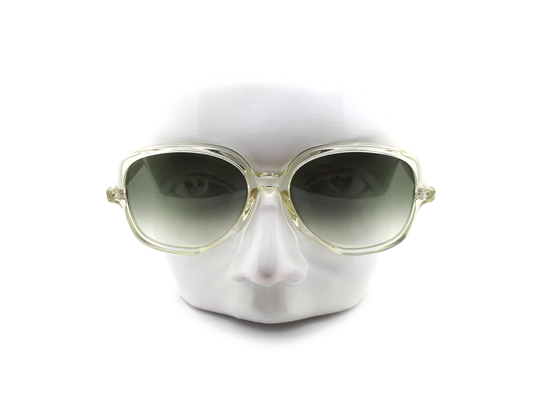 Anglo American Aao 127 Vintage Clear Square 80S Sunglasses, // 1980S New Old Stock Sunglasses