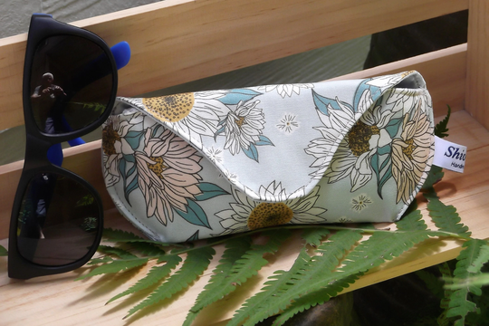 Boho Sunflower Sunglasses Pouch/Sunglasses Case Fabric