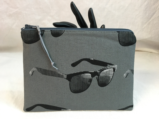 Cool Sunglasses Medium Padded Zipper Bag, Gadget Pouch, Cosmetic Bag, Travel Pouch