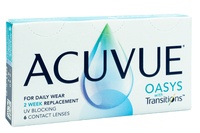 Acuvue Oasys with Transitions (6 lenses)