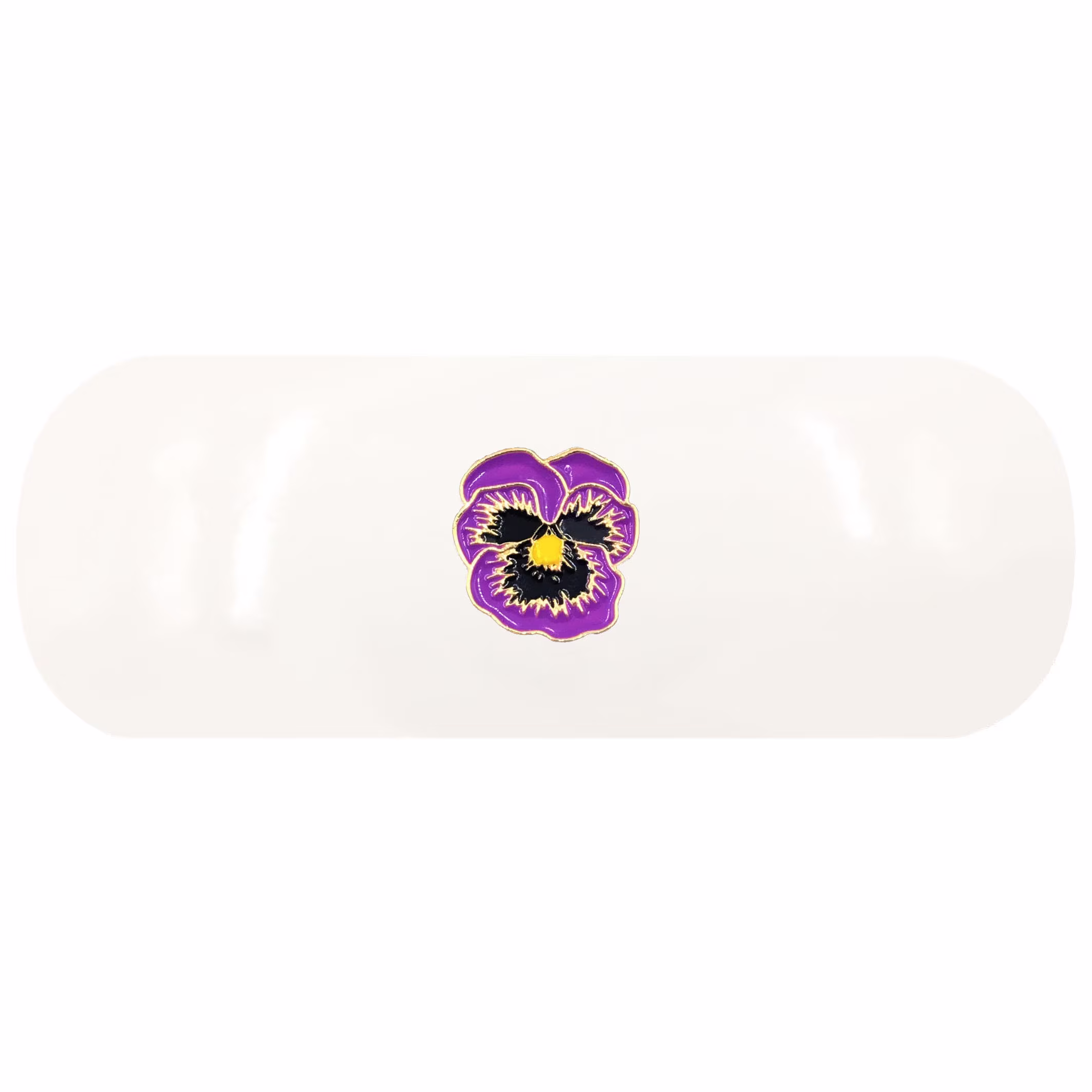 Purple Pansy Hard Glasses Case. Viola Spectacle Flower Garden Reading Eyeglasses Floral Sunglasses Gardening Birthday Gift