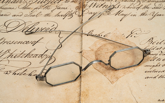 Coin Silver Eyeglasses Spectacles From The Civil War Era