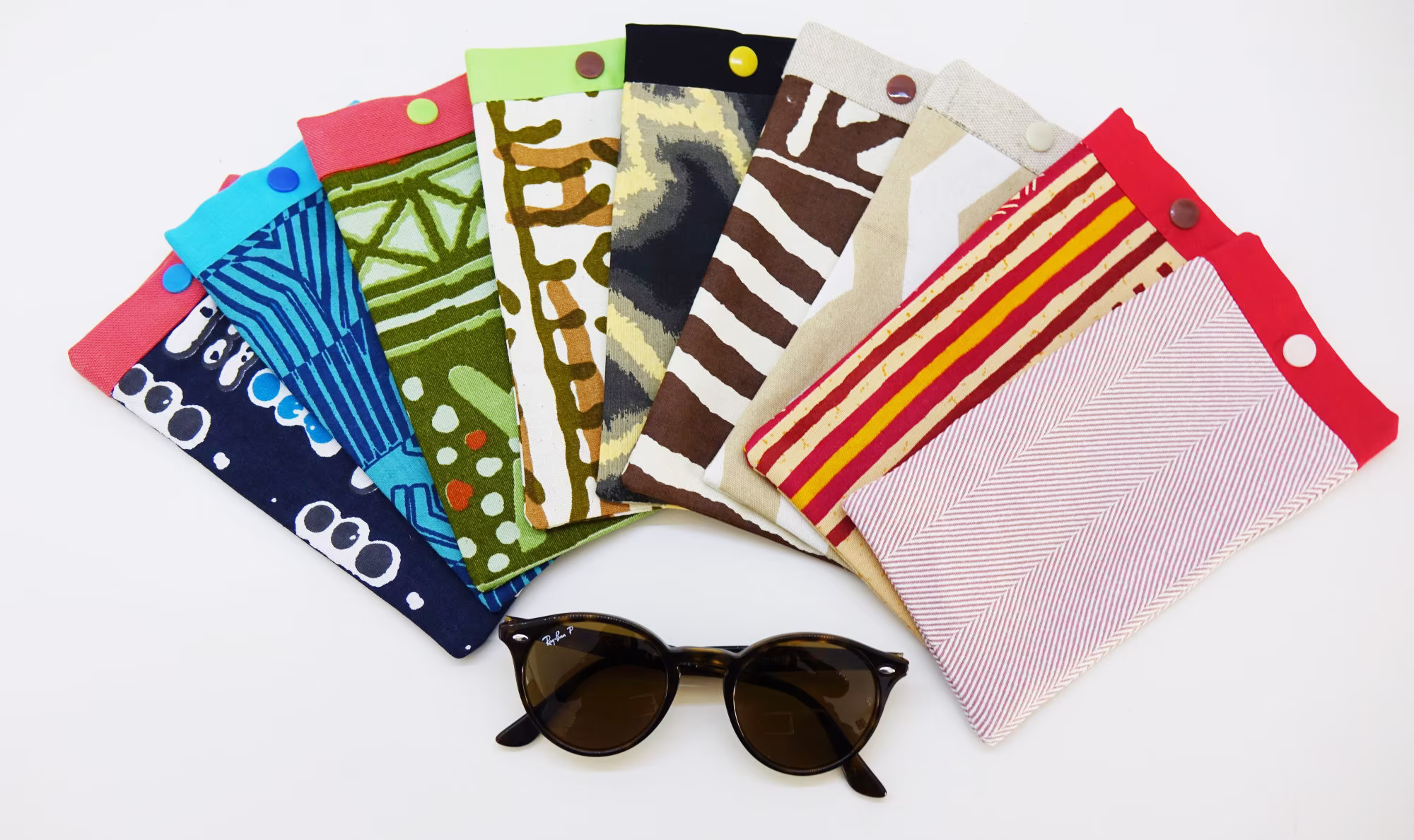 Glasses Case Customizable, in Cotton Canvas , Machine Washable