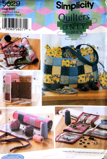 Sewing & Class Accessories Simplicity Quilters Only Fabrics 5829 Uncut Pattern 2002