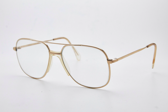 Vintage Glasses Desil Igor 14K.g.f Gold Plated Rx Frame Oval Retro Man Eyewear To Sunglasses Accessories