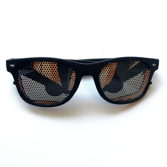 Shonen Anime Style Eyes Graphic Wayfarer Sunglasses