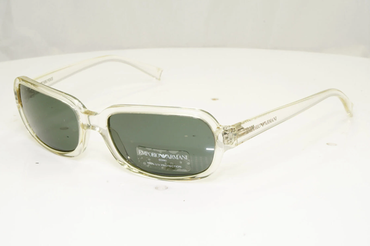 Authentic Emporio Armani Mens Womens Vintage Sunglasses Clear 623S 066 34792