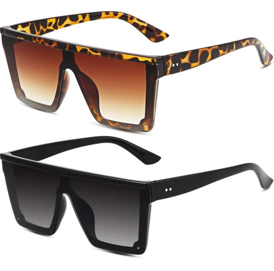 Oversized Square Sunglasses Festival Party Sun Glasses Leopard Print Black Mens Womens Accessories Holiday Fashion
