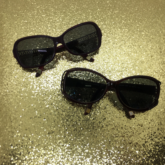 2 X Saks Fifth Avenue Vintage Prescription Sunglasses ~ Crystal Details