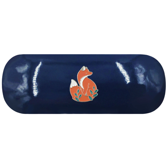 Fox Hard Glasses Case. Red Animal Lover Spectacle English Bushy Tail Reading Eyeglasses Winter Snow Sunglasses