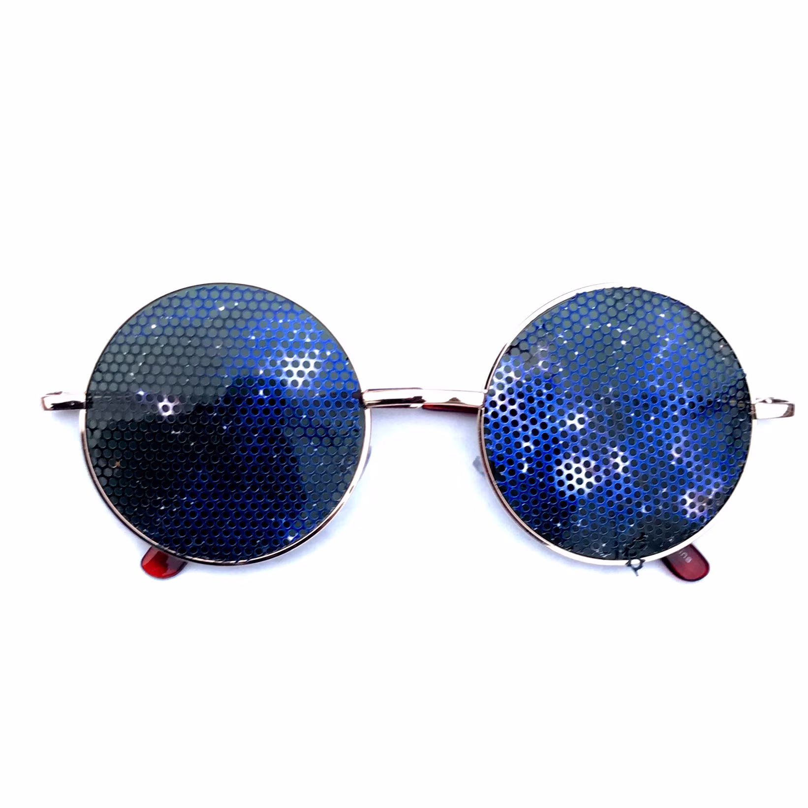 Galaxy Ii Trippy Comsic Galaxy Round Hippy Style Sunglasses