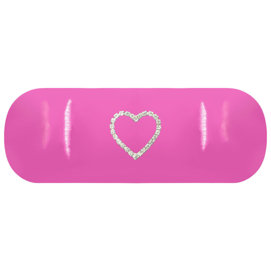 Diamante Heart Hard Glasses Case. Rhinestone Spectacle Silver Reading Eyeglasses Crystal Love Birthday Gift