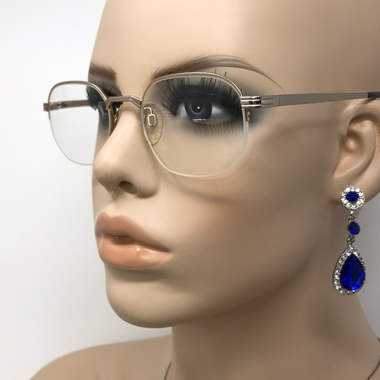 Vintage Specsavers Baden Eyeglasses Glasses Frame Gold Square Half Rim Used Eyeglass Frames Retro