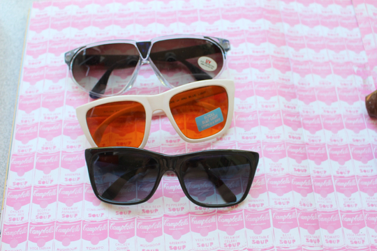 1980S Vintage Sunglasses Set...instant Collection. Mirror Lens.retro. Set Of 3. Vintage Sunglasses. Shades. Aviators. Wayfarers. Clubmaster