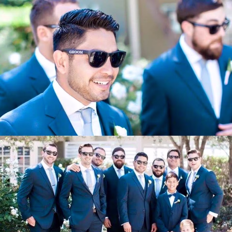 Wedding Party Sunglasses Set Of 6, Groom Sunglasses, Best Man Groomsmen Groomsman Gift