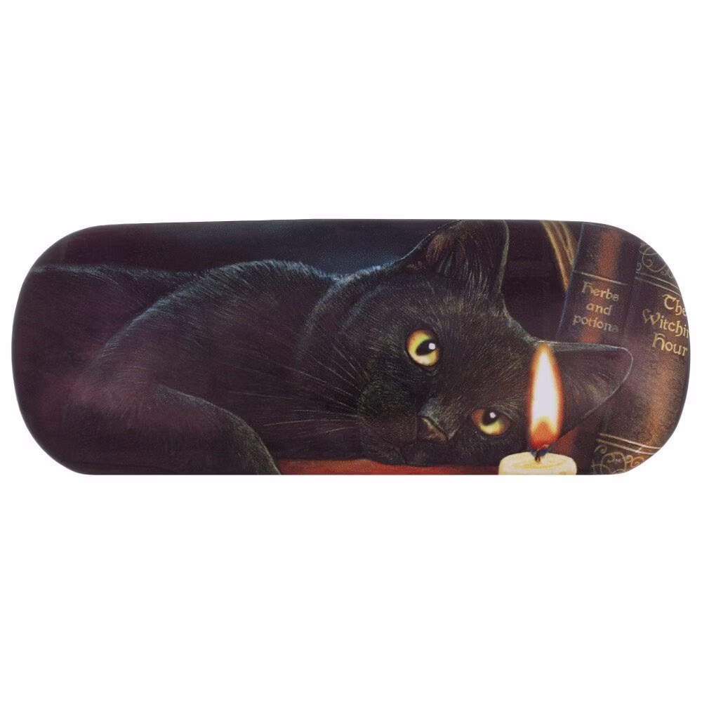 Witching Hour Glasses Case, Alternative Case - Goth, Withcy, Cat Glasses Case, Halloween