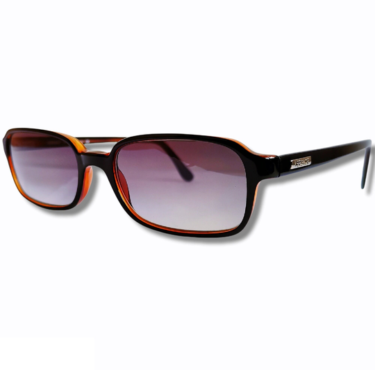 Versace Vintage Sunglasses Rare Rectangular Oval Brown Black Orange Small Frame Gianni 3001 90S Y2K New Nos Migos Rihanna Bella Hadid Tupac