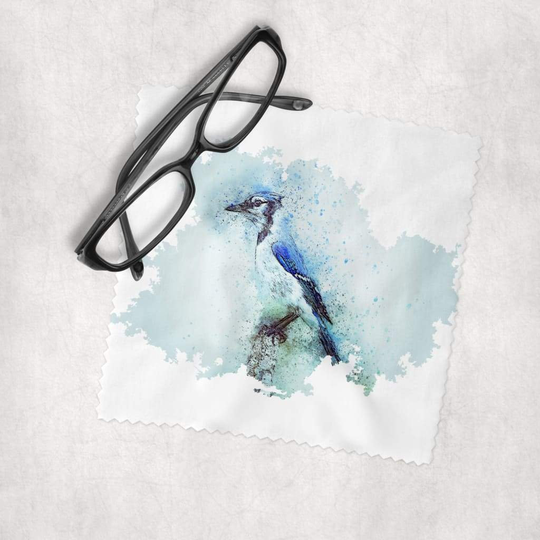 Painted Birds #10 - Microfiber Lens Cleaning Cloth For Eyeglasses, Cameras, Smartphones & All Screens