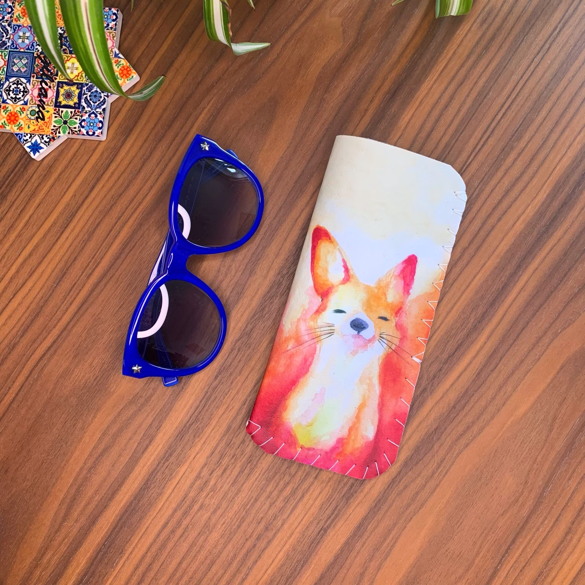 Little Fox Glasses Case, Sunglasses Sleeve, Cub Holder