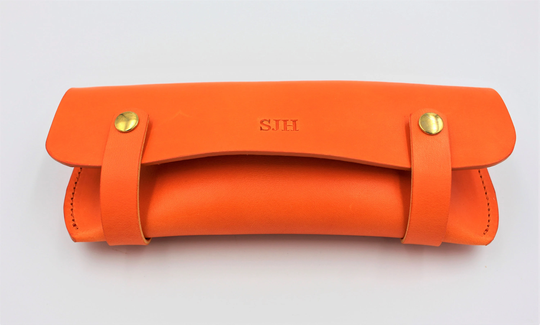 Personalised Leather Sunglasses Case With Choice Of Colours