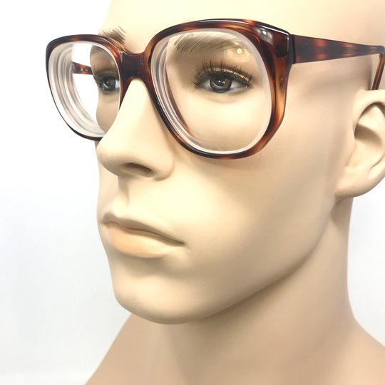 Vintage Ken Eyeglasses Glasses Frame Brown Tortoiseshell Square Used Eyeglass Frames Retro