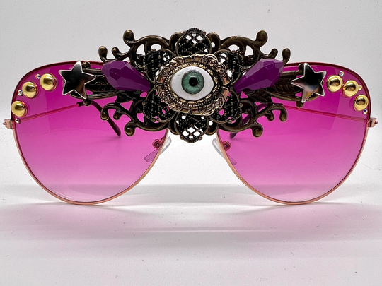Third Eye Jewelled Statement Sunglasses