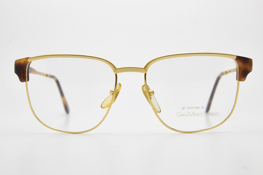 Vintage Woman Eyewear Gian Marco Venturi 205 Metal Frame Glasses Historic Collection Italian Sunglasses Accessories