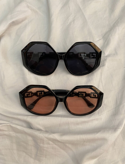 Retro Vintage Oversized Fashion Y2K Sunglasses For Parties, Raves, Cosplay