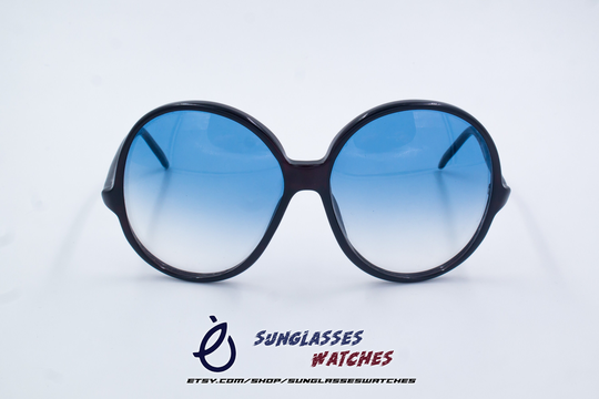 Safilo Antigua 807 1970S Vintage Black Oversized Sunglasses Made in Italy/Men Women Nos