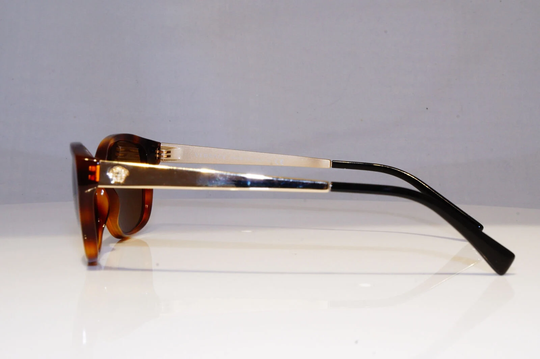 Versace Womens Boxed Vintage Sunglasses Gold Rectangle Medusa 3236 5217 25433