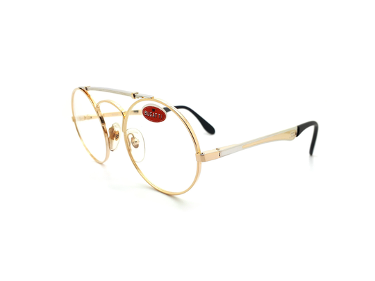 Vintage Bugatti 11708 80S Glasses Frames // 1980S Nos Round Eyeglasses