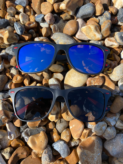 Classic Wayfarer Polarised Sunglasses For Sports, Cycling, Running With Polarized Lense in Matte Black