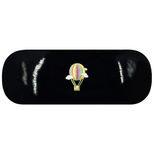 Hot Air Balloon Hard Glasses Case. Sightseeing Spectacle Reading Eyeglasses Adventure Birthday Gift Stocking Stuffer