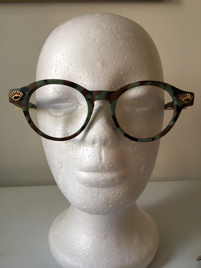 Evil Eye Glasses, Glasses, Eyeglasses, Frames, Green Sunglasses, Reading Gold, New, Gift, Sale, Unique, Artsy, Boho