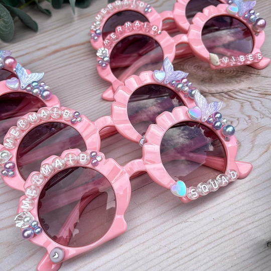 Kids Sunglasses/Personalised Mermaid Accessories/ Accessories Holiday Shop