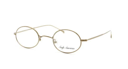Anglo American 41P Vintage Style Oval Glasses in Varying Colour Options B05