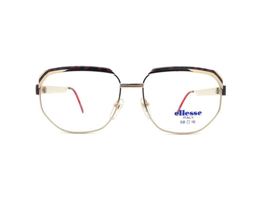Vintage Ellesse Eyeglasses // E-615 C-3 Glasses Frame Women's Made in Japan New Old Stock