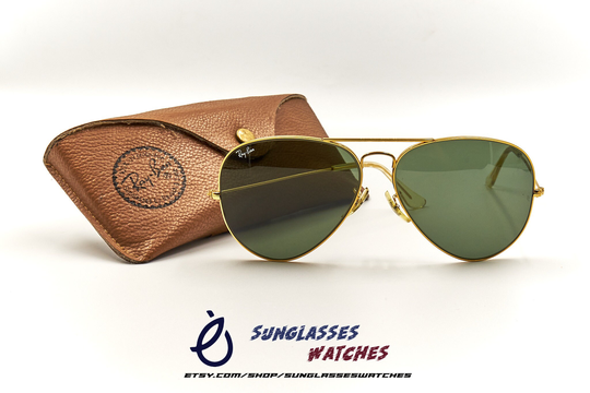 Ray Ban Bausch Lomb G-15 Bl 62 14 Aviator 62mm Sunglasses/Good Used Condition 1980S Vintage Made in Usa Eyewear For Men Women