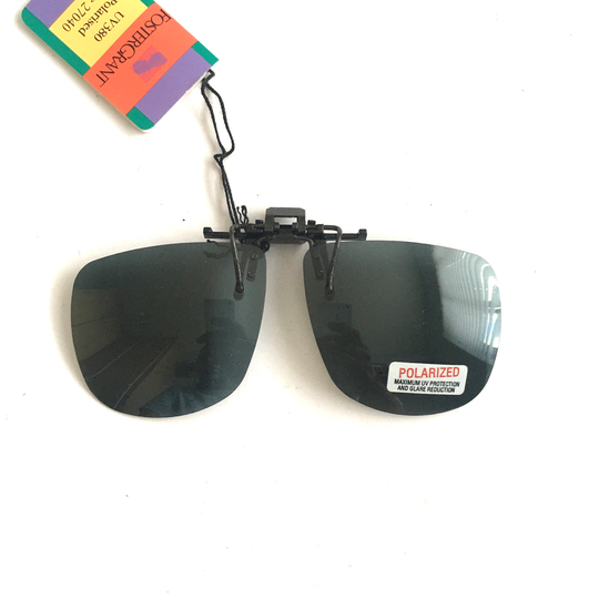 Men's Women's Vintage Retro Black Foster Grant 90S Clip-On Sunglasses Glasses