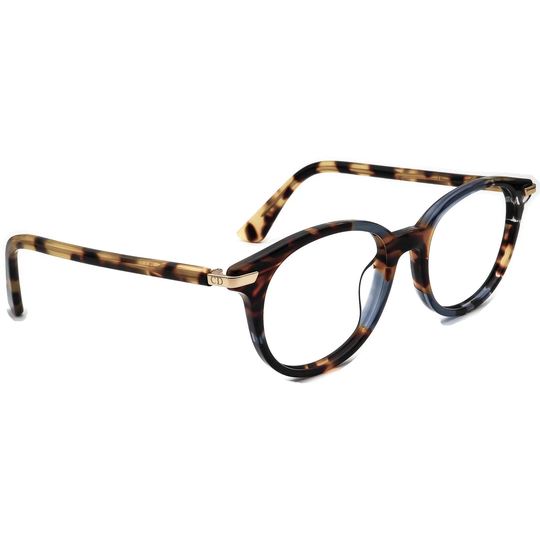 Christian Dior Eyeglasses Dioressence1 Jbw Blue/Tortoise Round Italy 49[]18 145