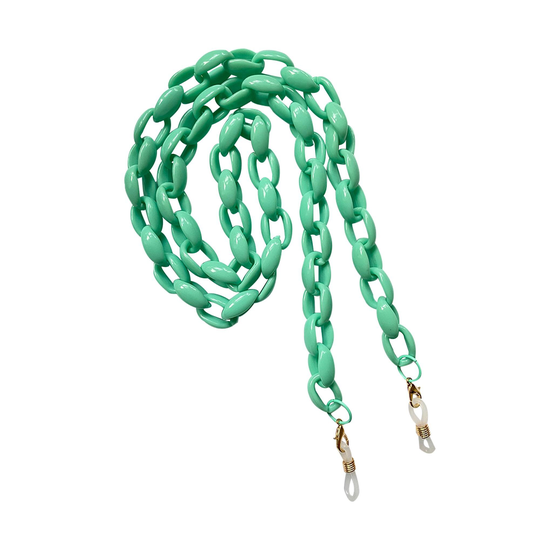 Mint Green Chunky Acrylic Cable Link Glasses/Sunglasses Spectacle Chain Strap Holder