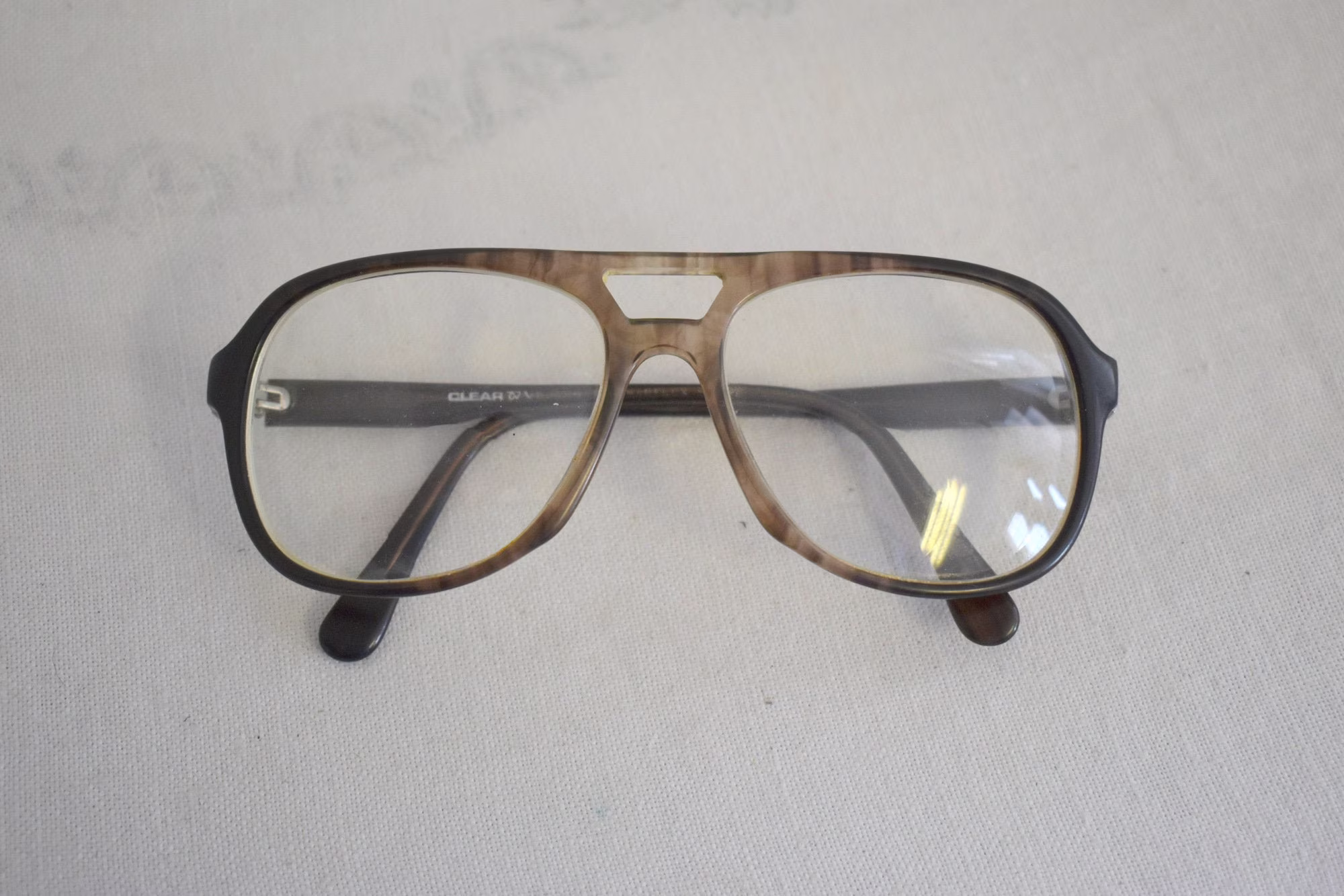 1970S/80S Brown Plastic Eyeglasses