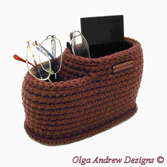 Large Oval Tall 2 Level Divided Glasses/Phone/Remote Holder Stand, Glasses Holder, Remote Organizer, Phone Stand Olgaandrewdesigns