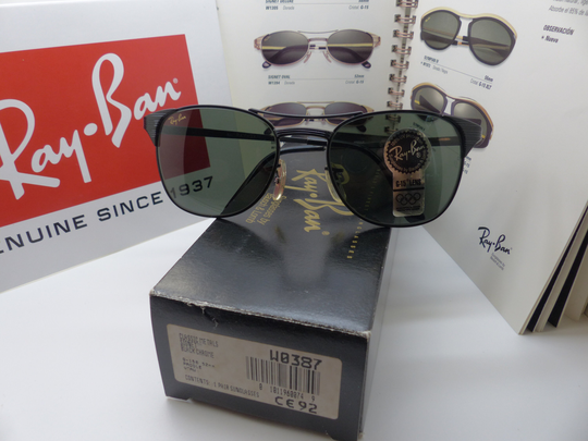 Rayban W0387 Signet Sunglasses G-15 Lenses New Old Stock 52[]19 Vintage B&l